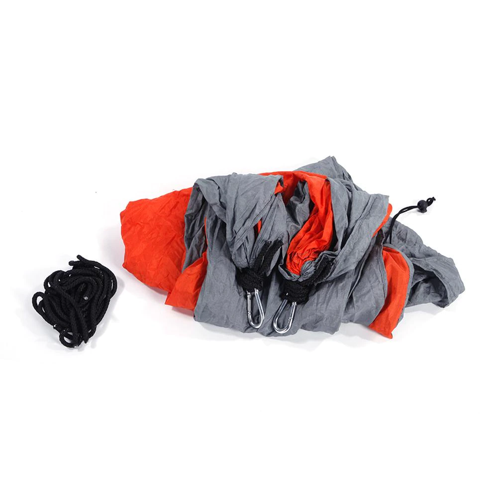 Cheap Goat Tents Outdoor Camping Hammock Contrast Color Nylon Parachute Fabric Double layer Sleep Hammock 260x140cm   